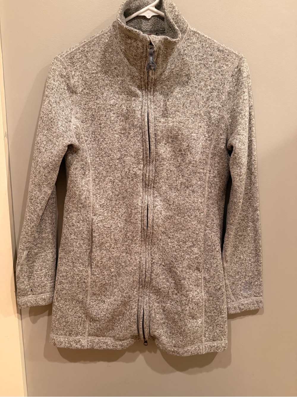 Stio Women’s Small Sweater Fleece Full Zip Jacket Gray Heather